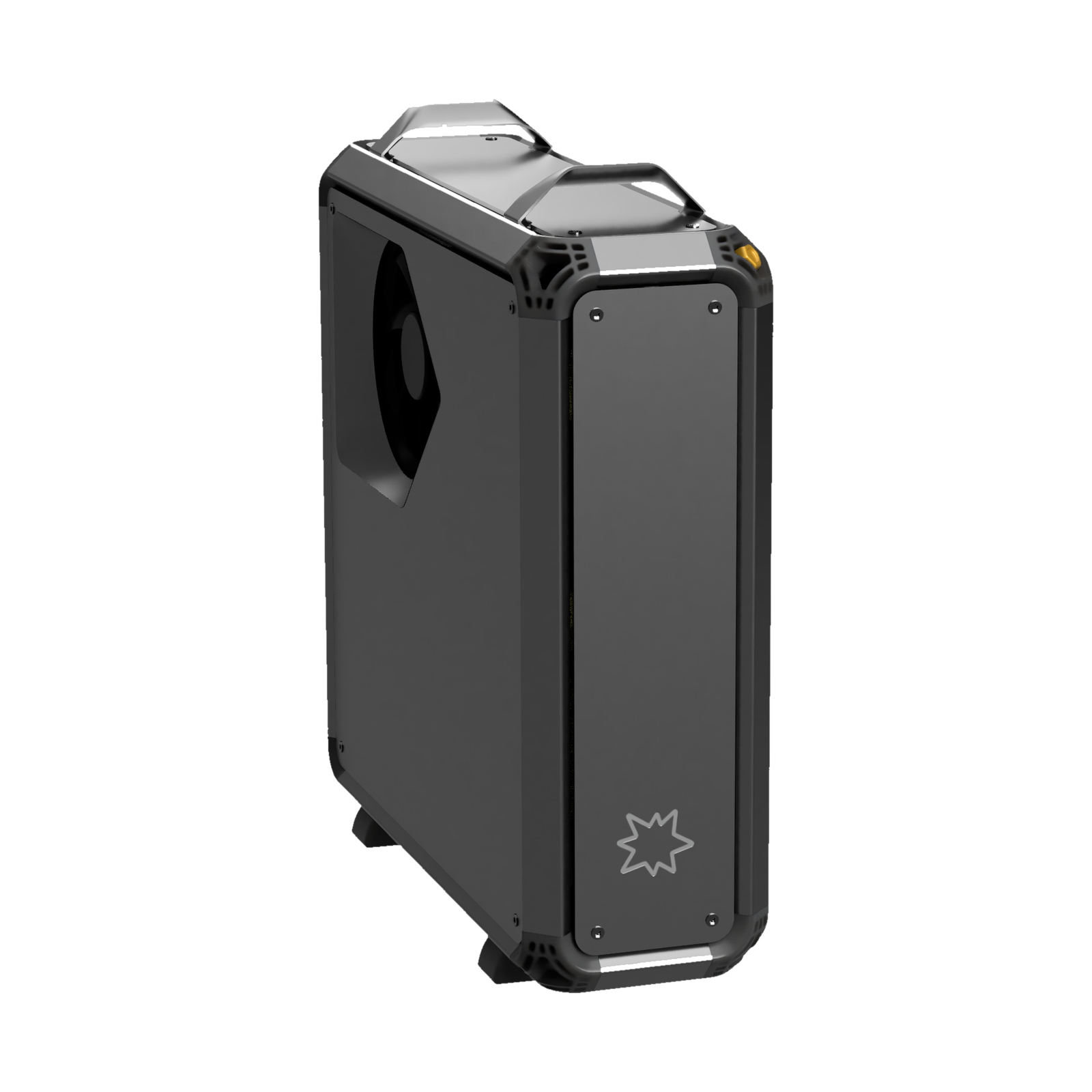 Lucebox machine, front view
